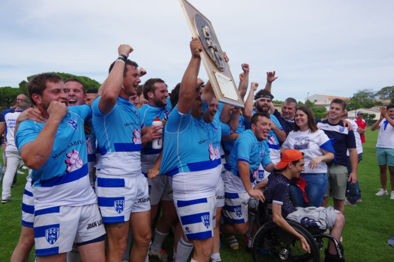 rugby l'isle en dodon usl champions des Pyrénées 2016